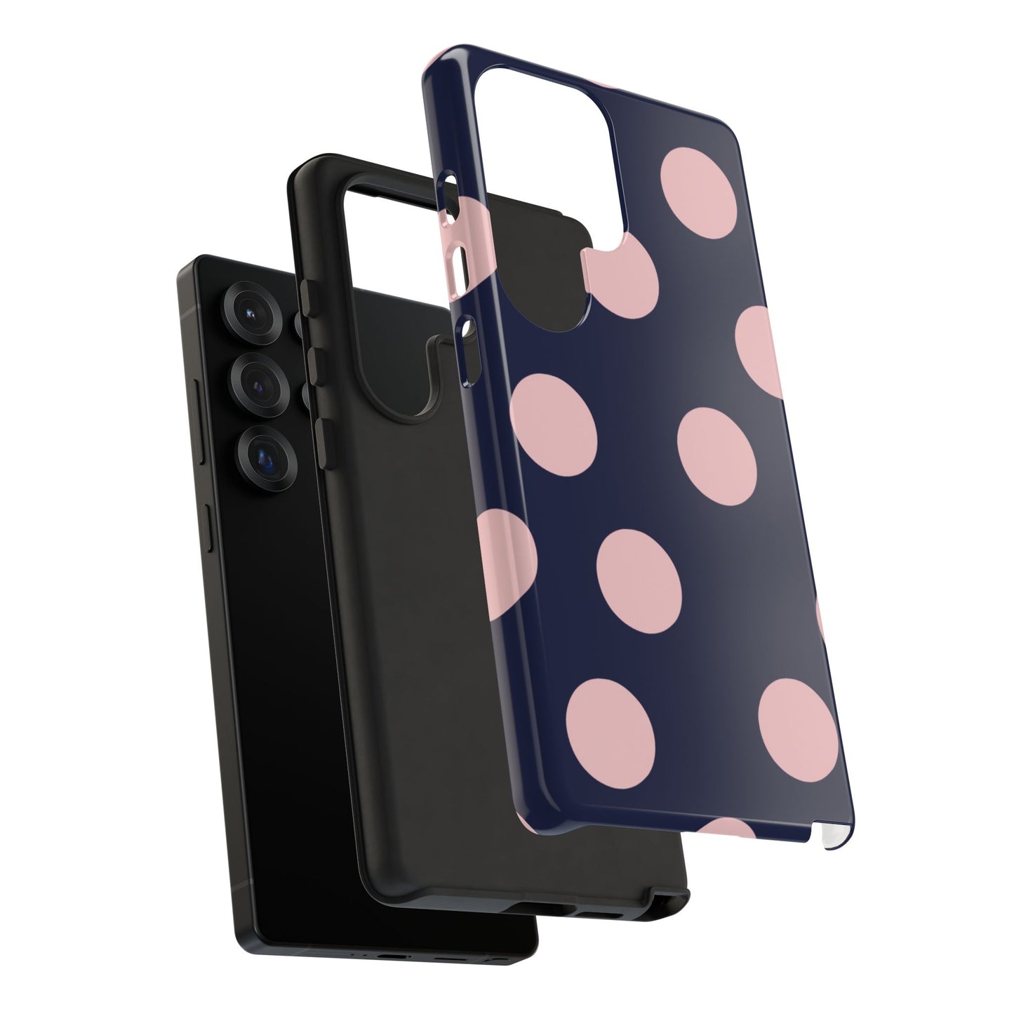 Blue & Pink Polka Dot Phone Case