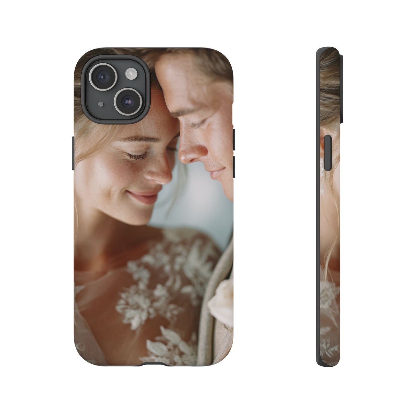 Personalized Photo Tough Phone Case (Custom Couple/Wedding Portrait)