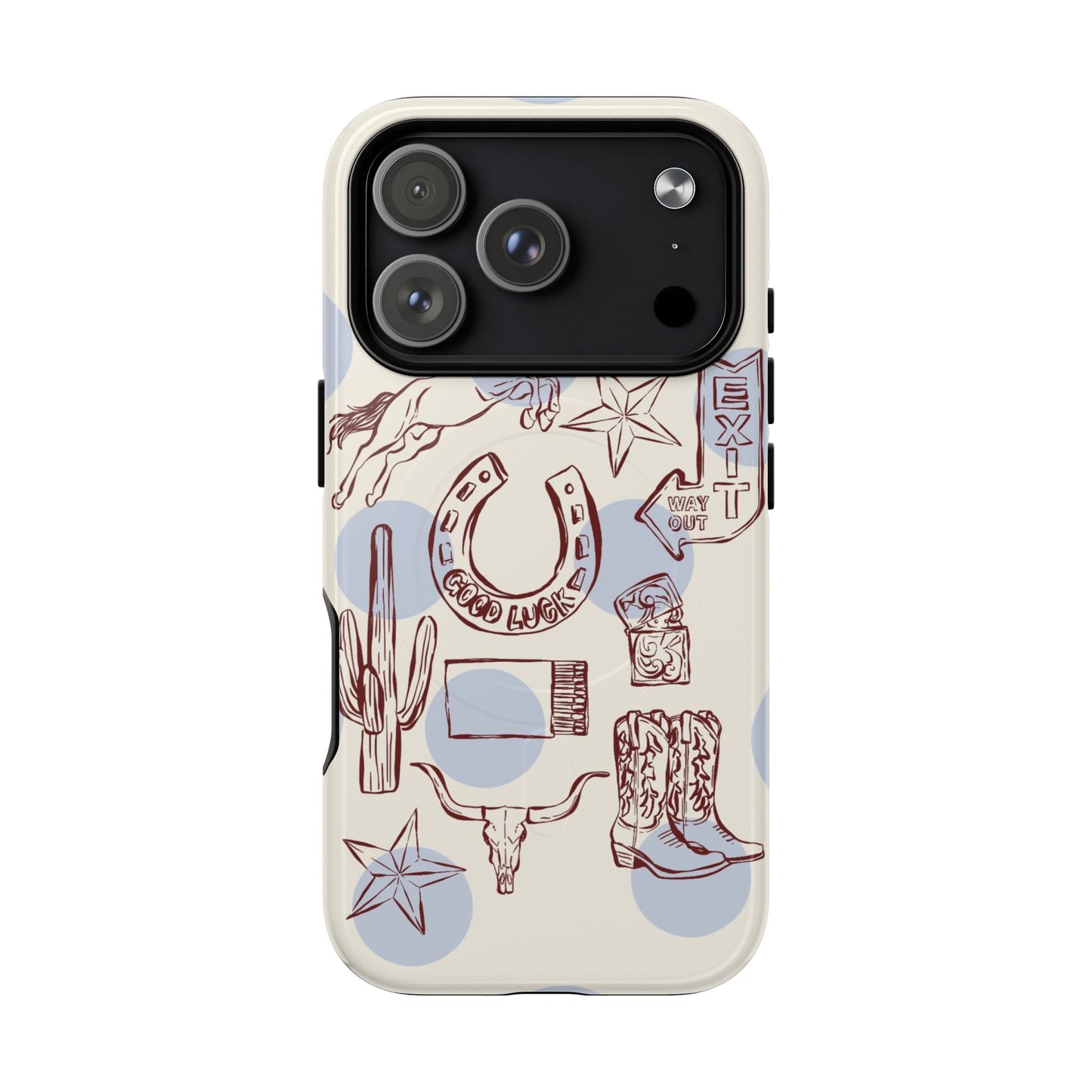 Western Cowboy Phone Case — Tough Magnetic Protective Case
