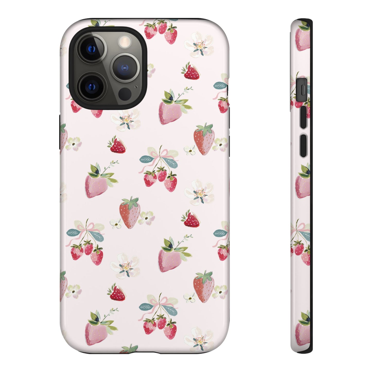 Strawberry Blossom Tough Phone Case