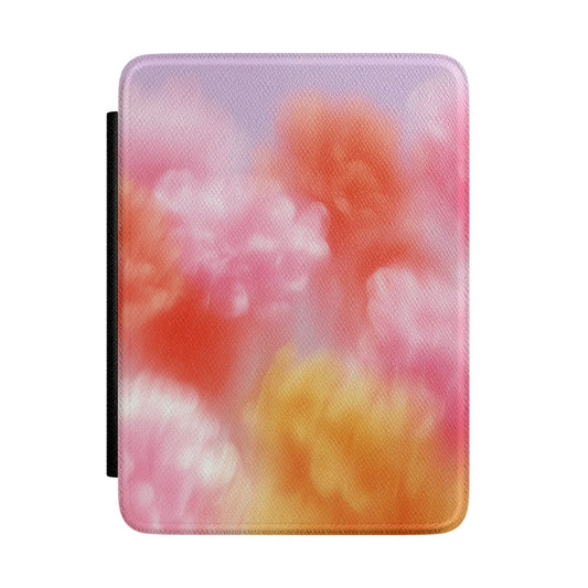 Grainy Blur Flower Kindle Case
