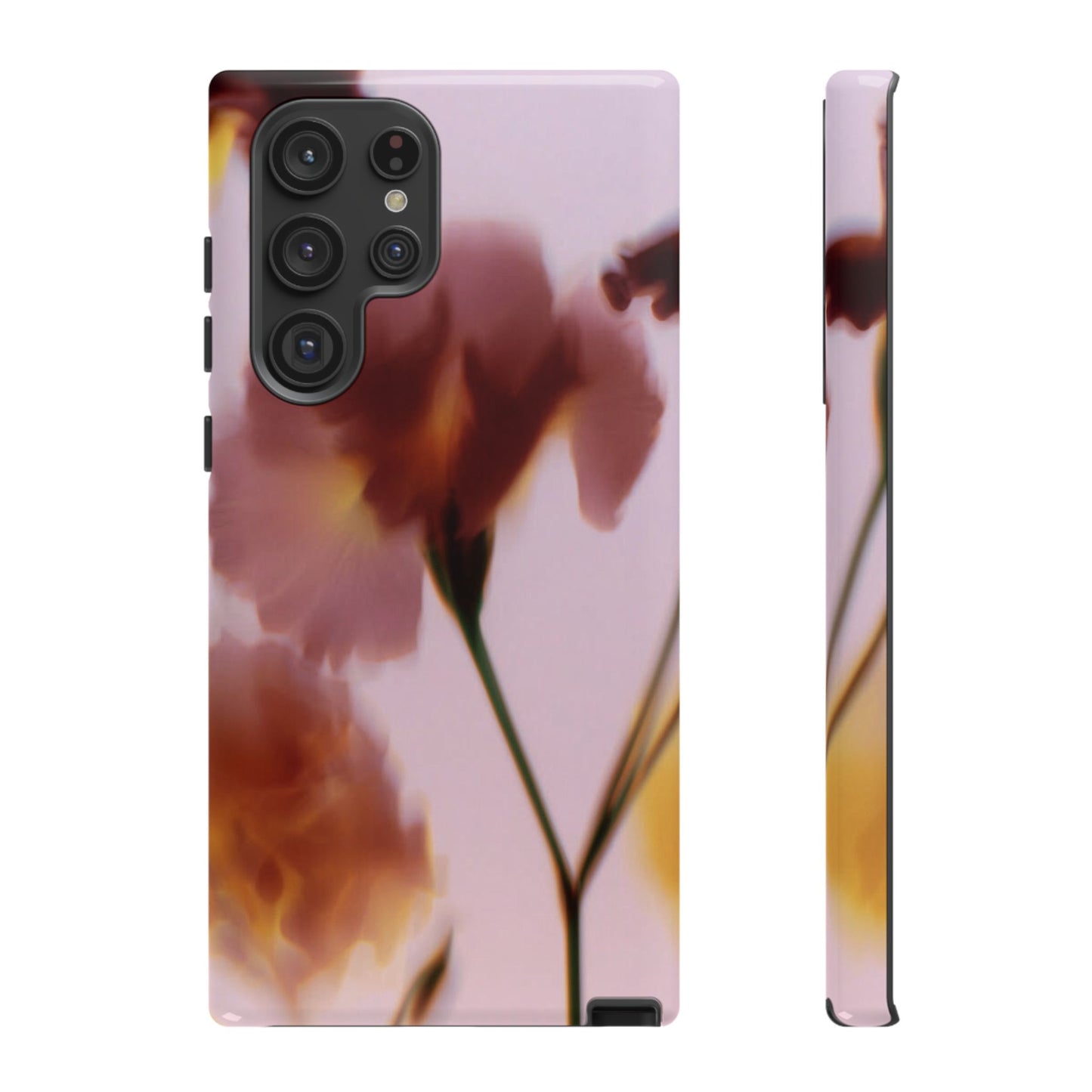 Grainy Blur Flower Phone Case