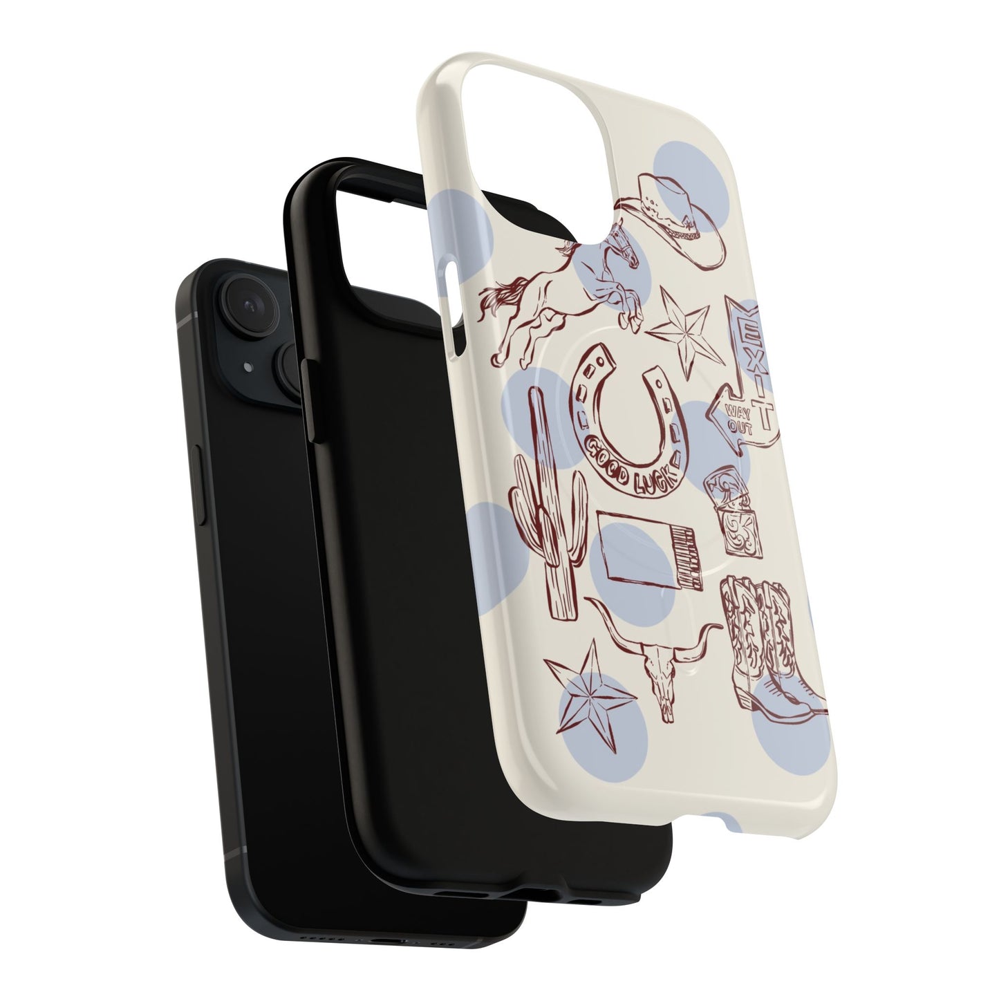 Western Cowboy Phone Case — Tough Magnetic Protective Case