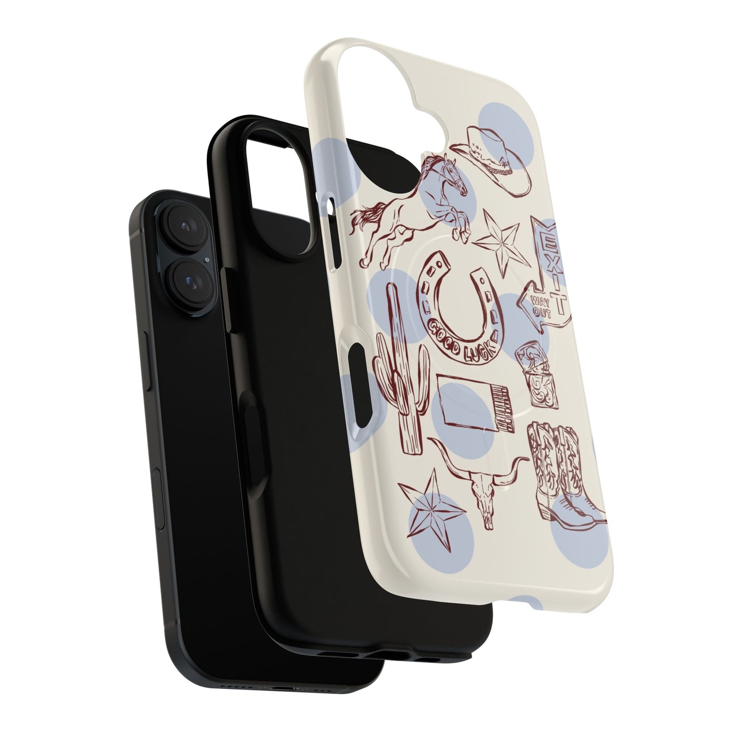 Western Cowboy Phone Case — Tough Magnetic Protective Case