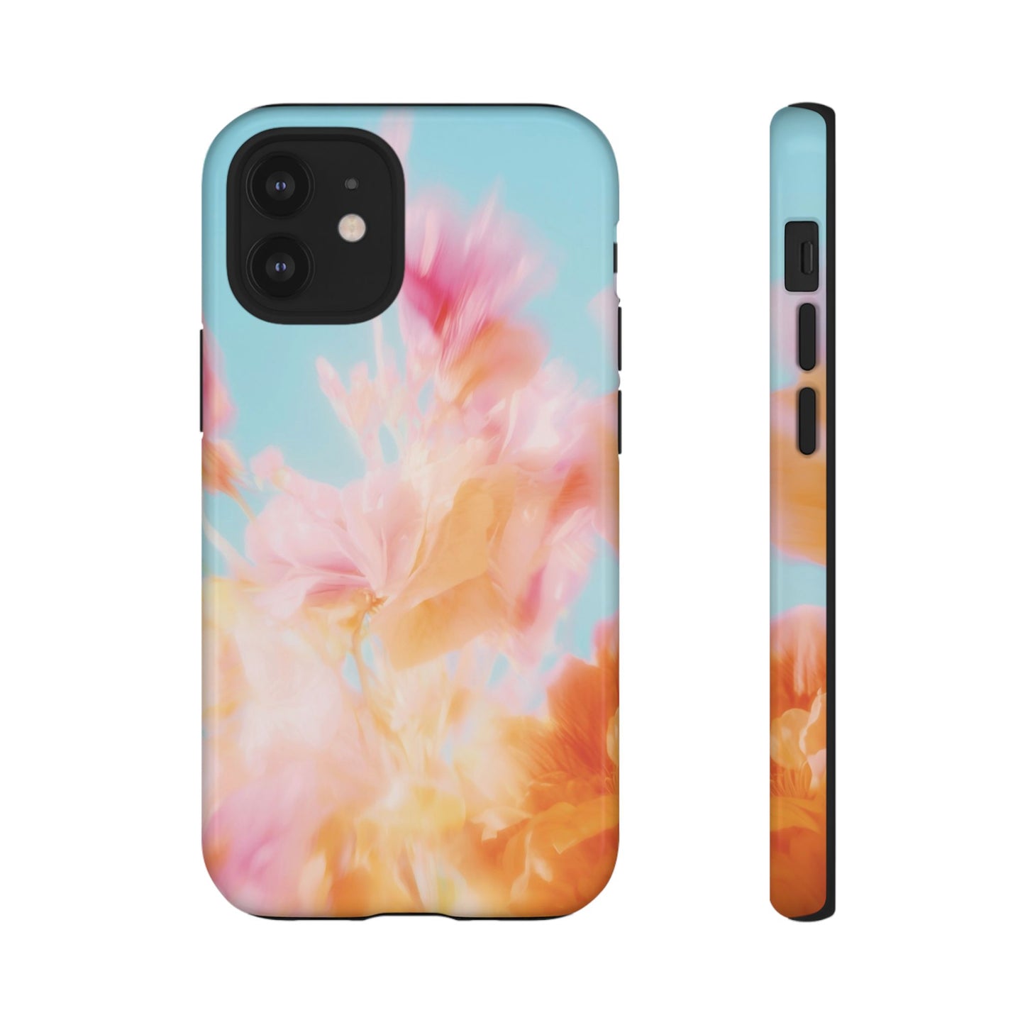 Grainy Blur Flower Phone Case