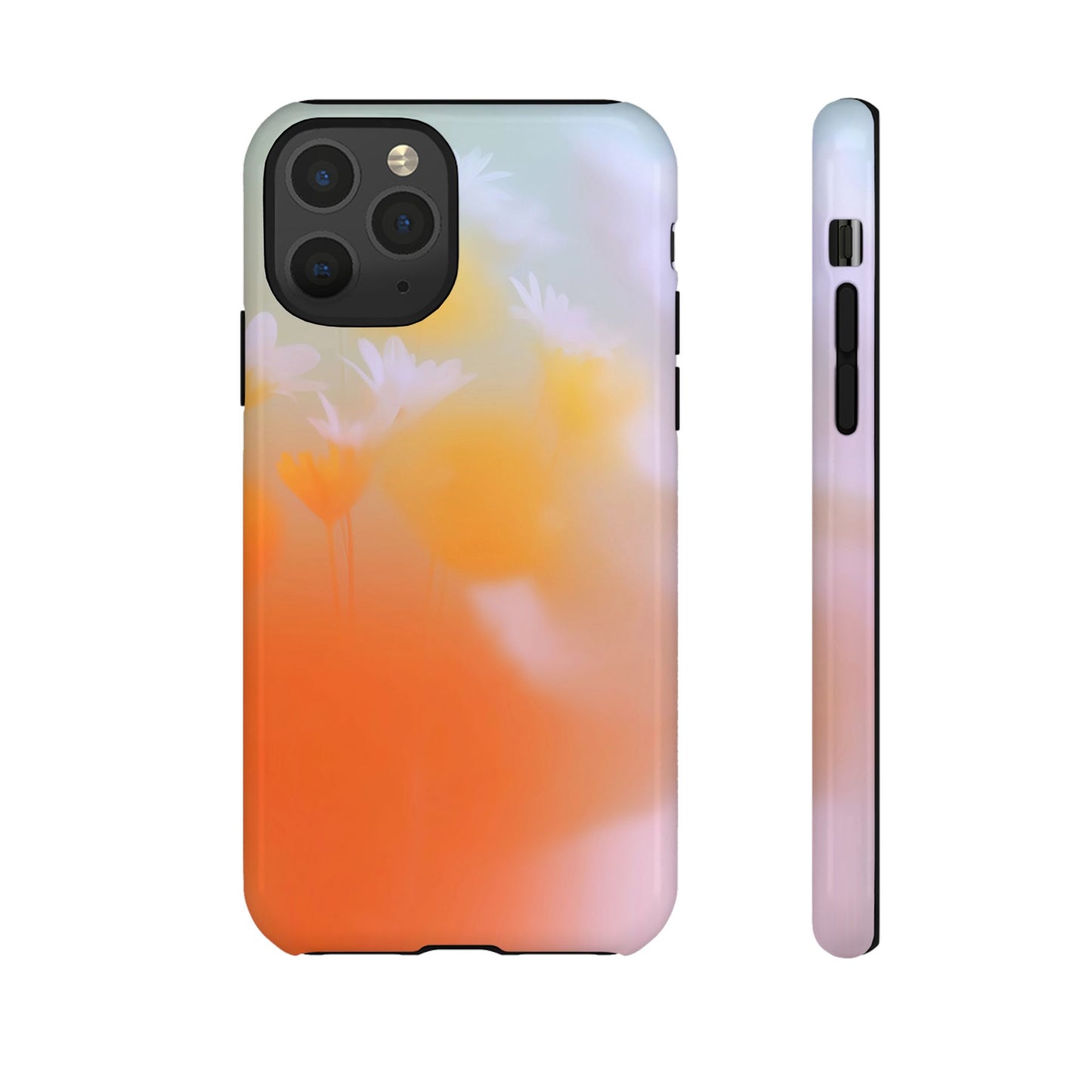 Grainy Blur Flower Phone Case