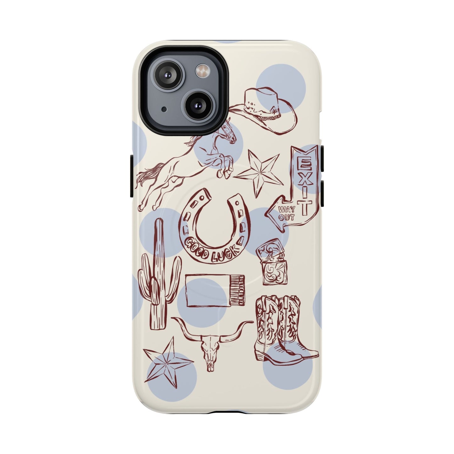 Western Cowboy Phone Case — Tough Magnetic Protective Case