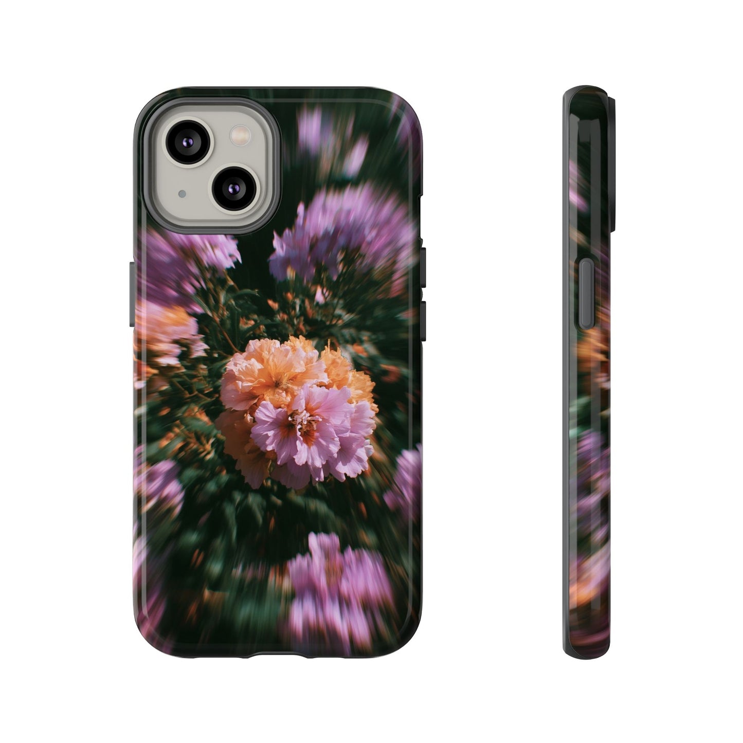 Grainy Blur Flower Phone Case