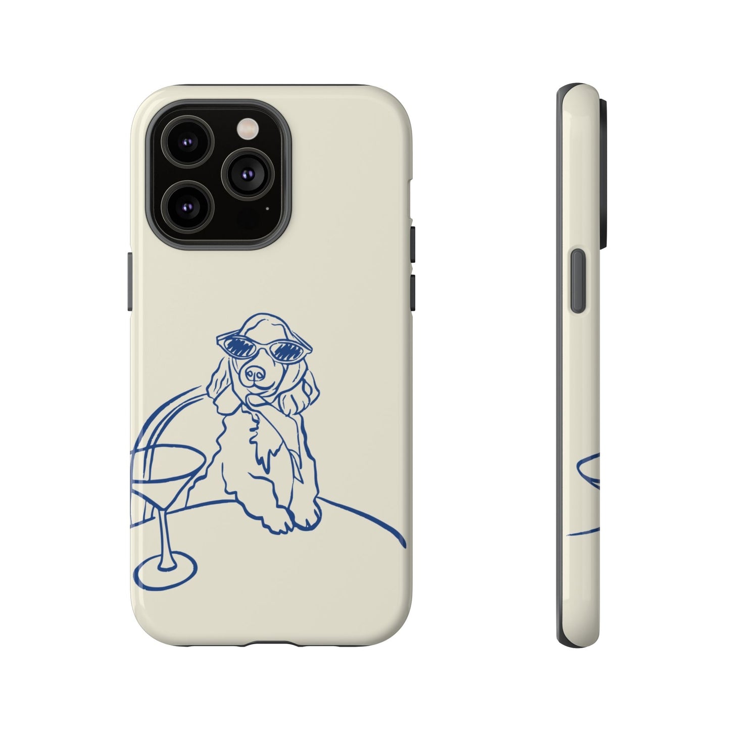 Fashion Dog Design Tough Phone Case