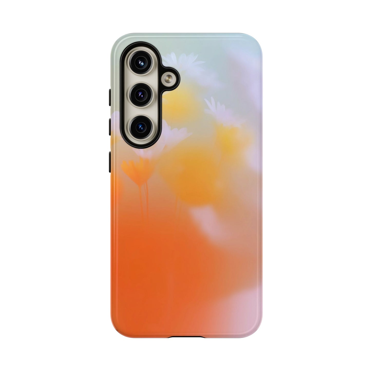 Grainy Blur Flower Phone Case