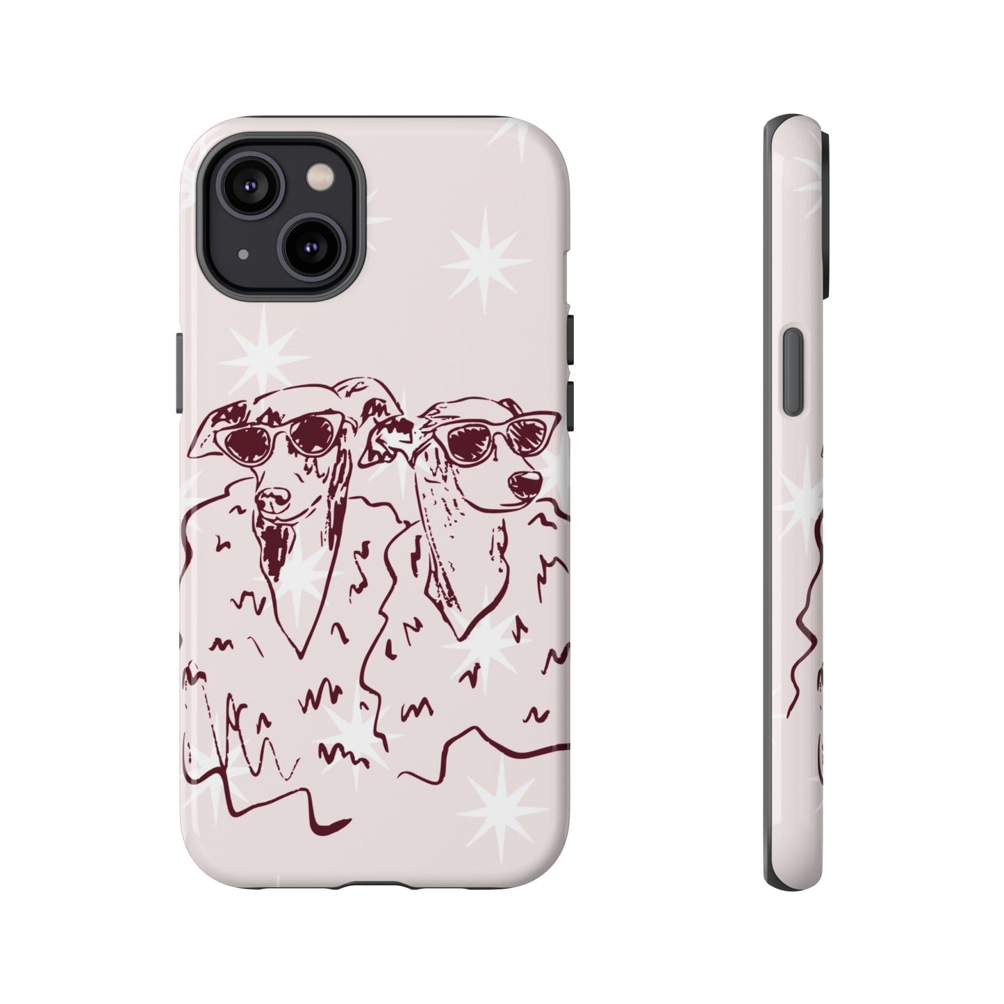 Fashion Dog Design Tough Phone Case