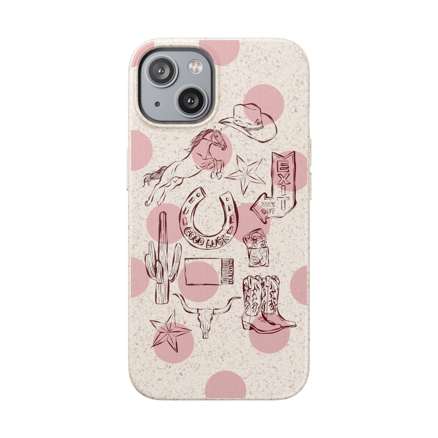 Western Biodegradable Phone Case