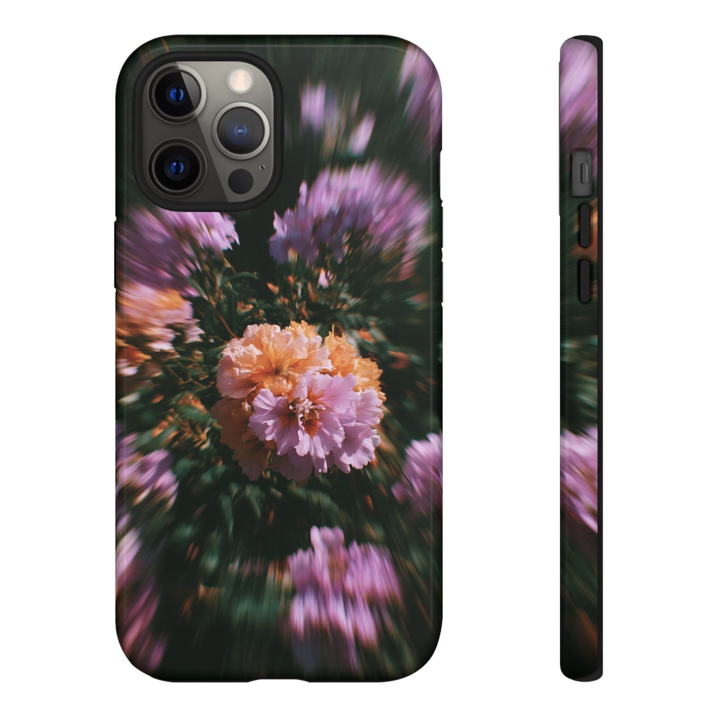 Grainy Blur Flower Phone Case