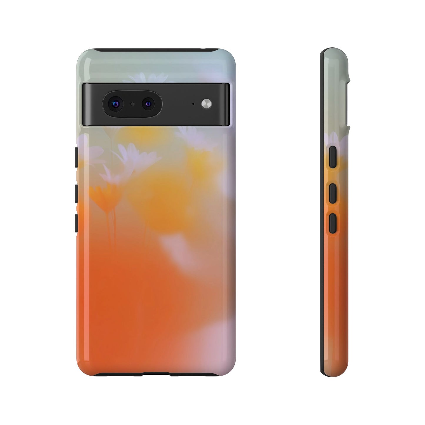 Grainy Blur Flower Phone Case