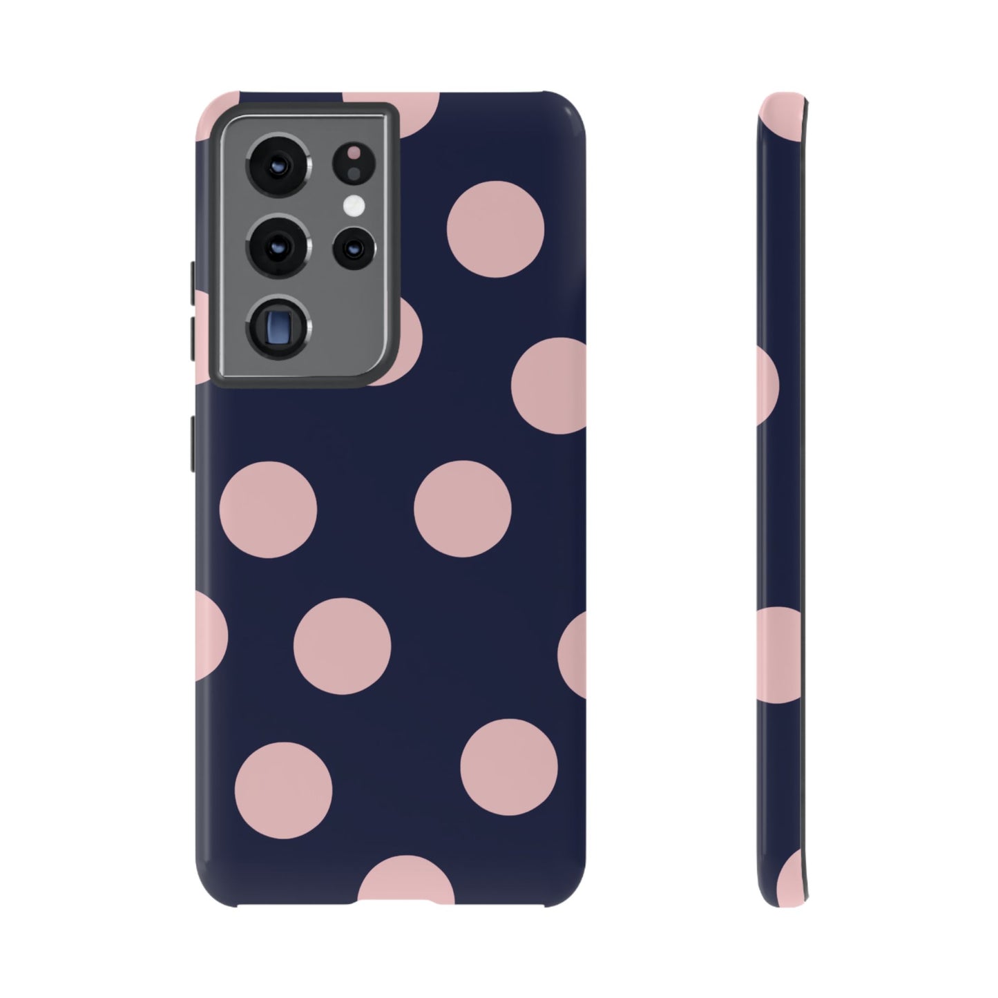 Blue & Pink Polka Dot Phone Case