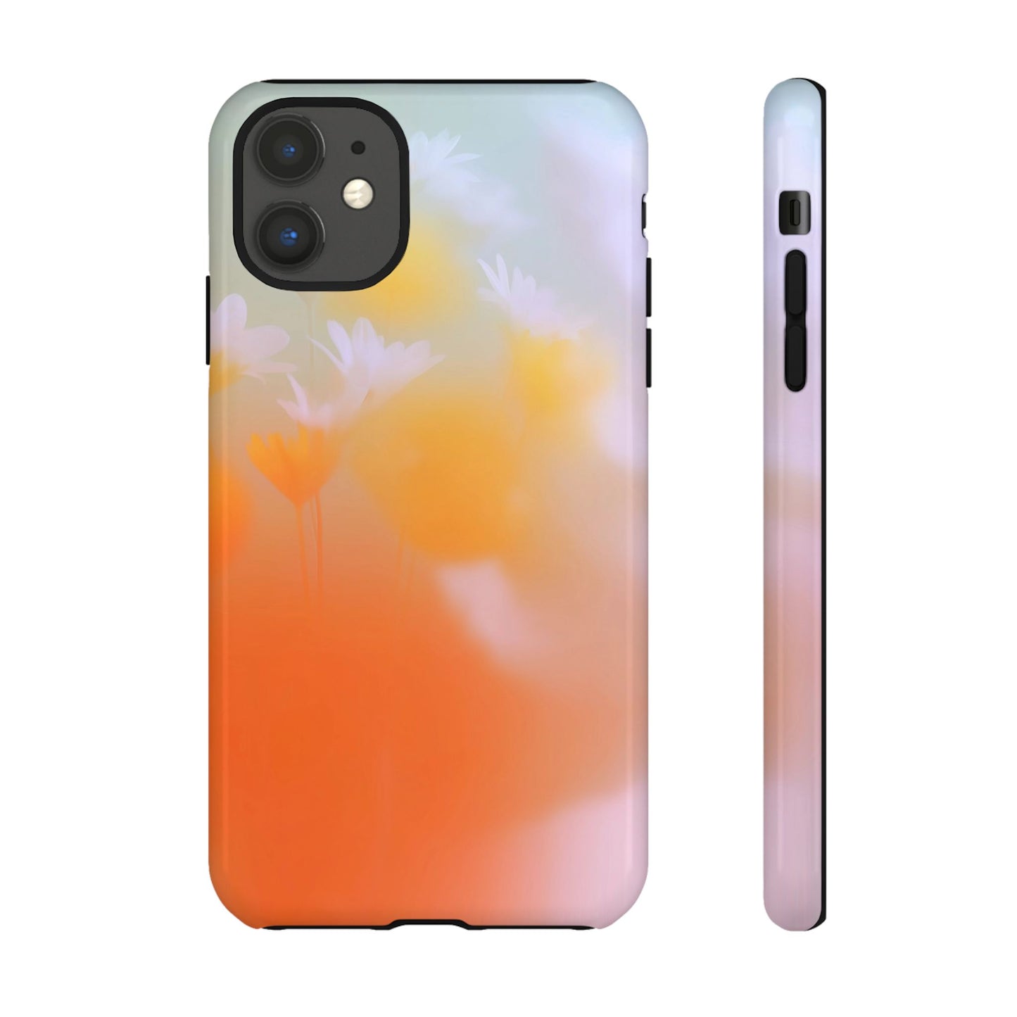 Grainy Blur Flower Phone Case