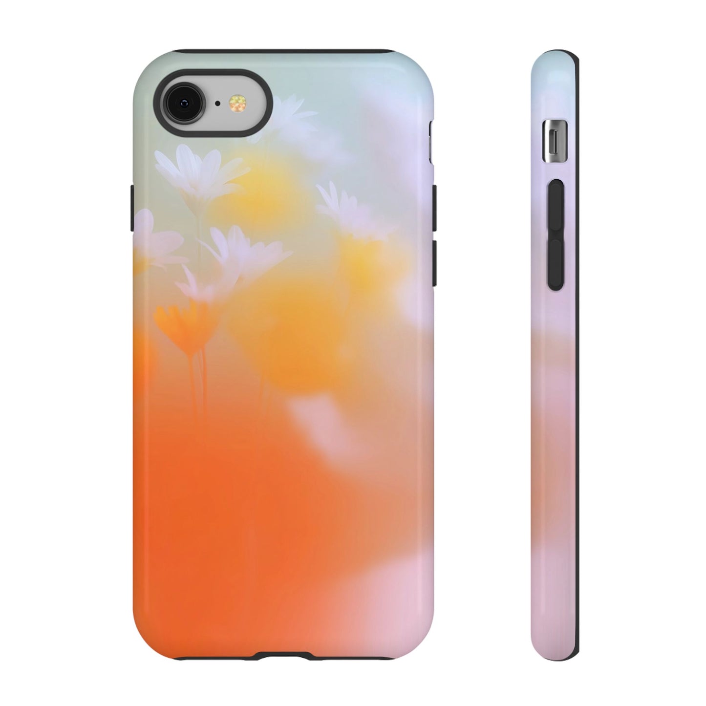 Grainy Blur Flower Phone Case