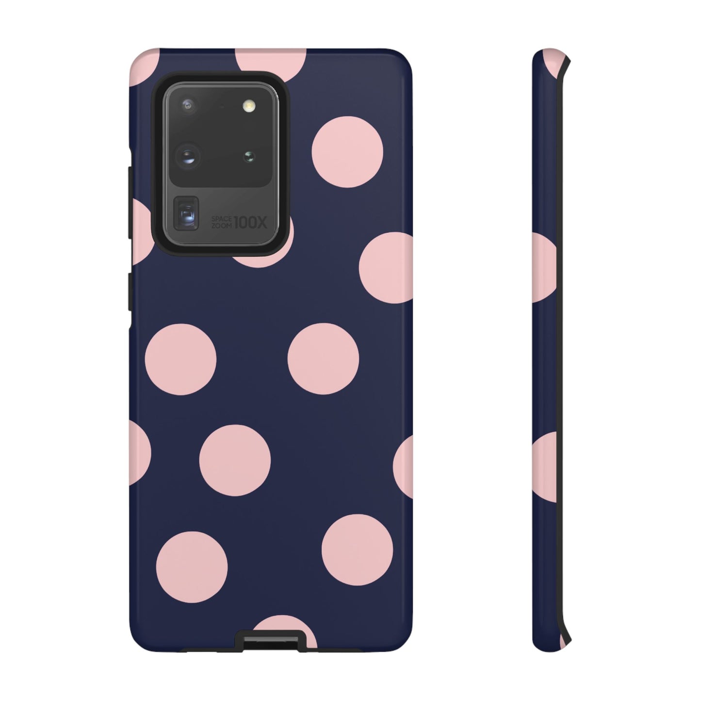 Blue & Pink Polka Dot Phone Case