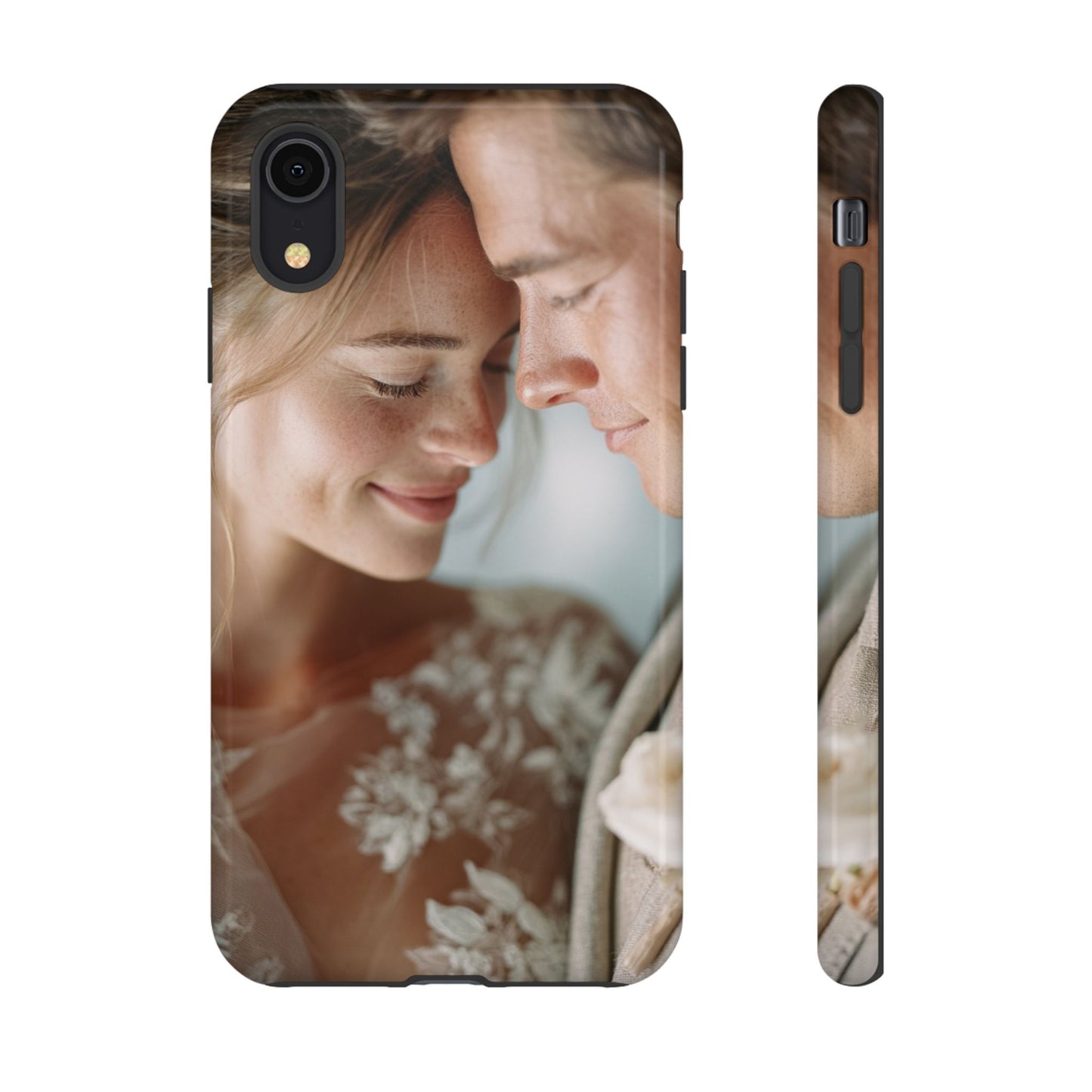 Personalized Photo Tough Phone Case (Custom Couple/Wedding Portrait)