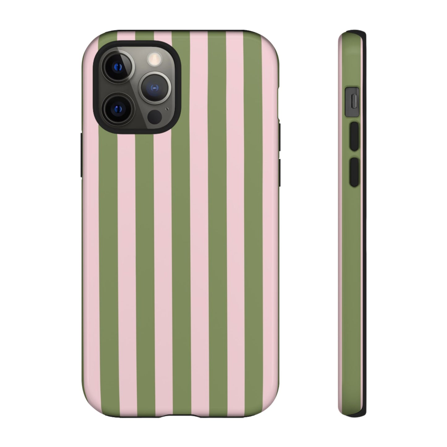 Matcha Green & Pink Tough Phone Case