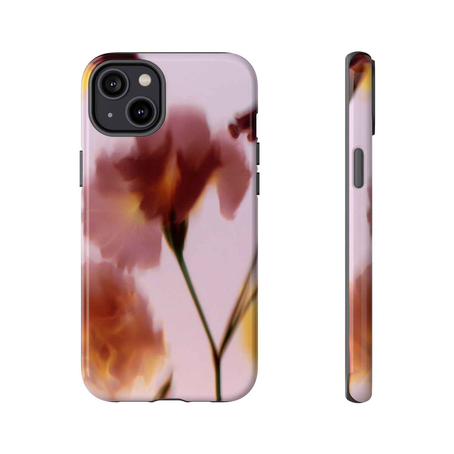 Grainy Blur Flower Phone Case