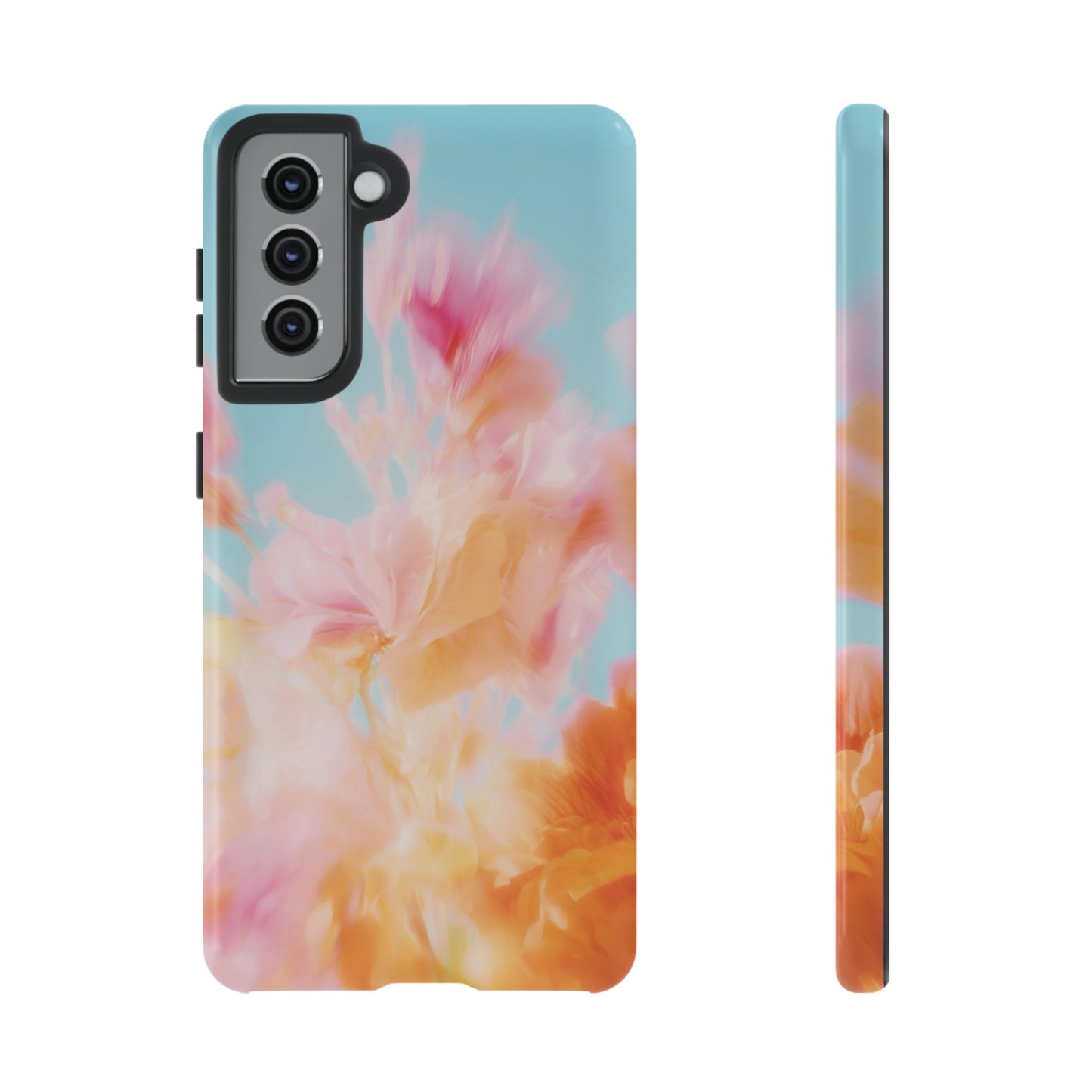 Grainy Blur Flower Phone Case