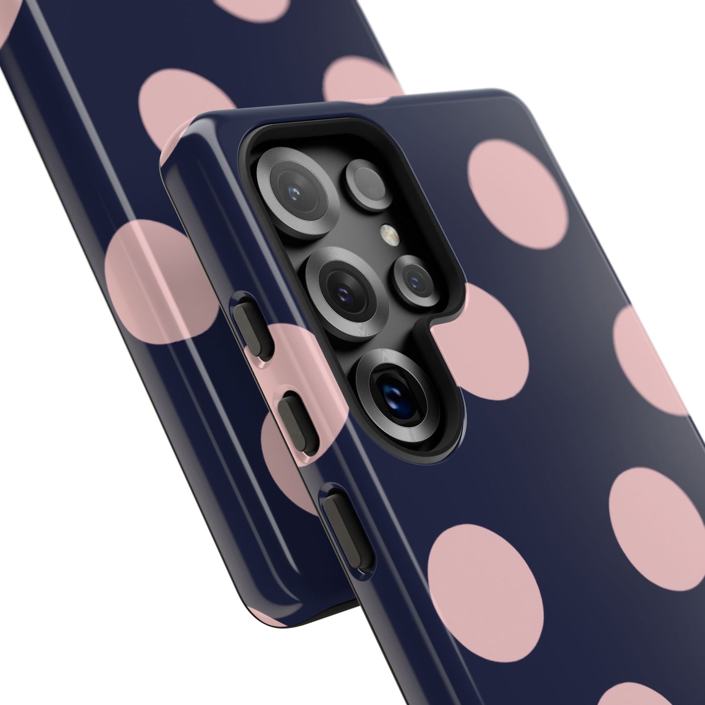 Blue & Pink Polka Dot Phone Case