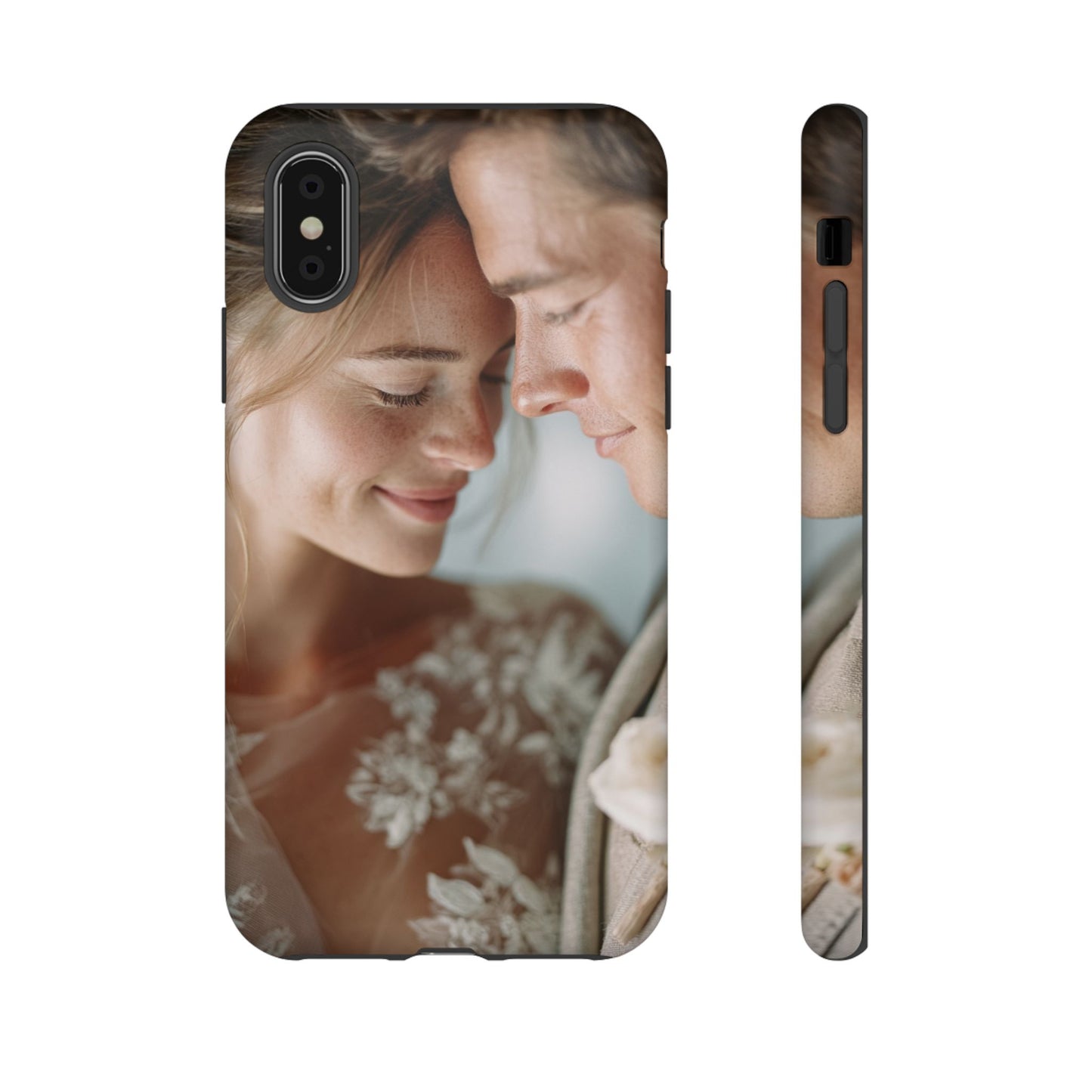 Personalized Photo Tough Phone Case (Custom Couple/Wedding Portrait)