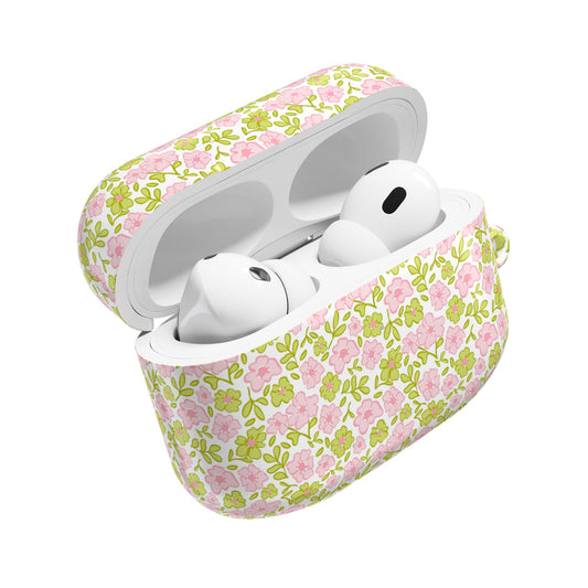 Floral Pink Cottage AirPod Case