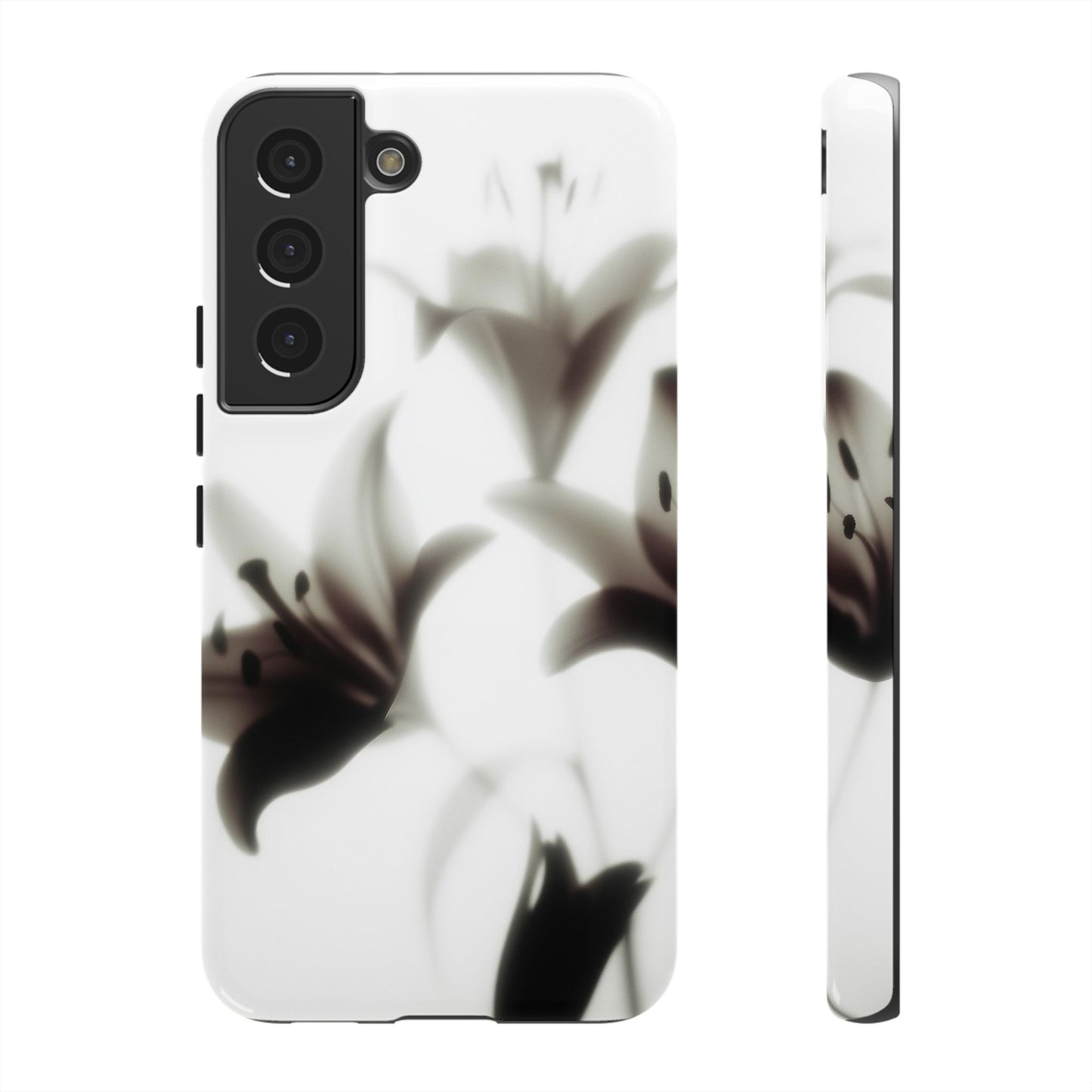 Grainy Blur Flower Phone Case