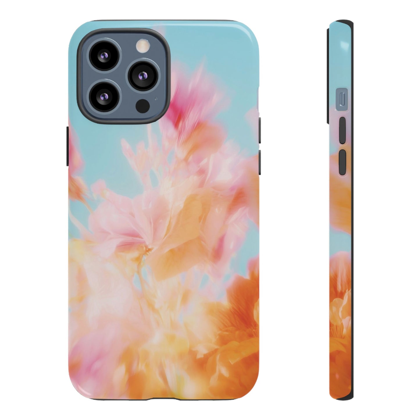 Grainy Blur Flower Phone Case