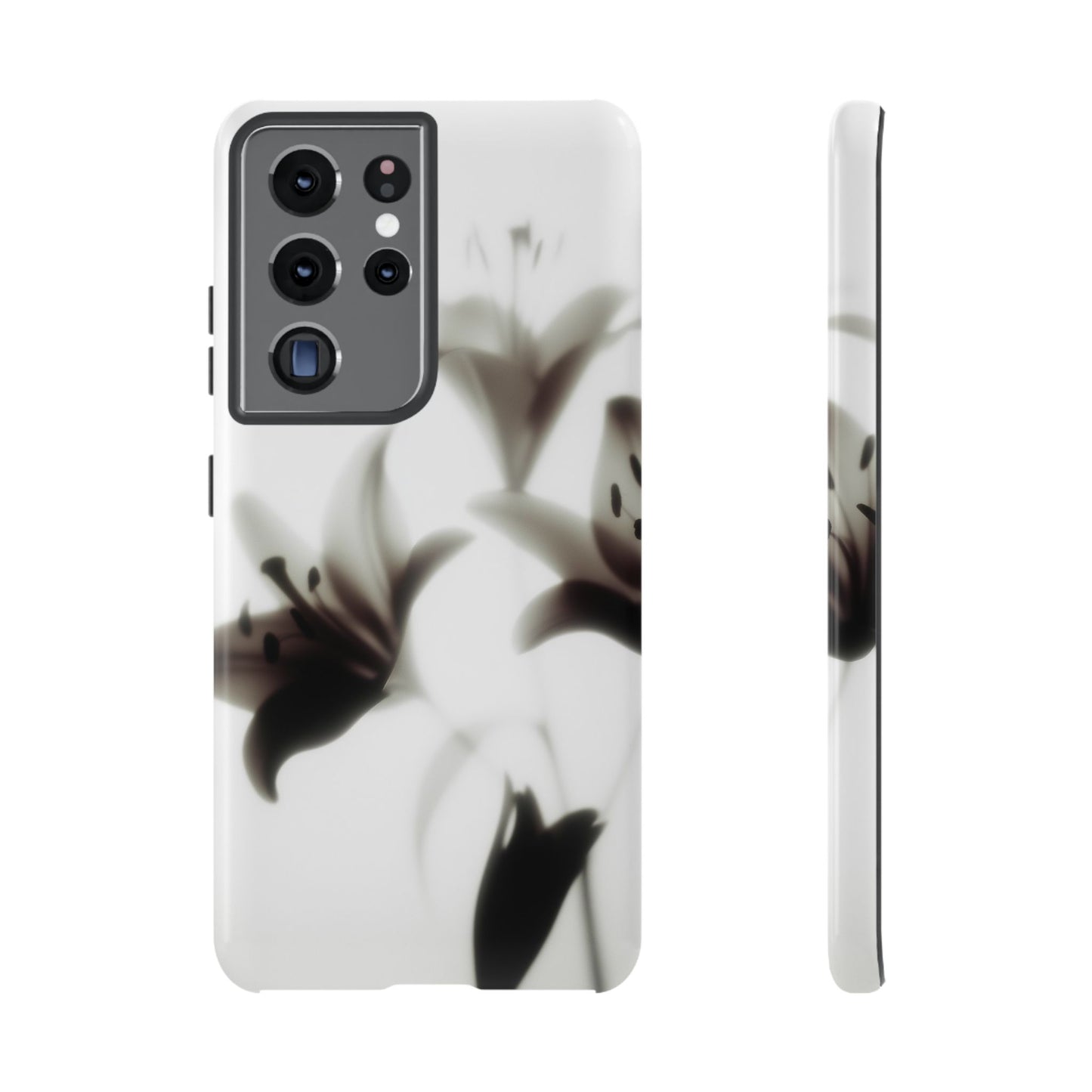 Grainy Blur Flower Phone Case