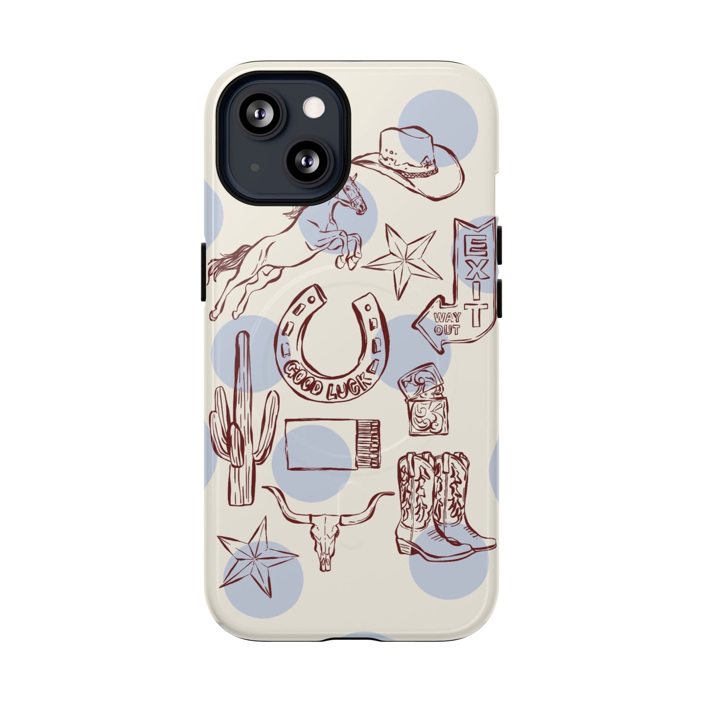 Western Cowboy Phone Case — Tough Magnetic Protective Case