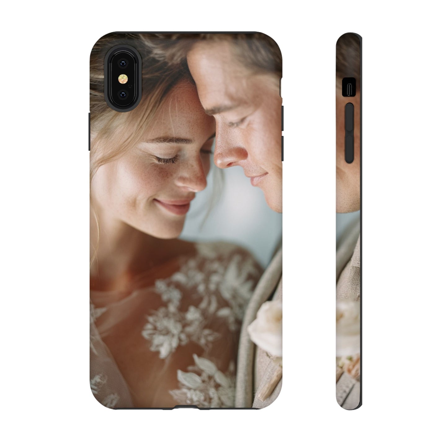 Personalized Photo Tough Phone Case (Custom Couple/Wedding Portrait)