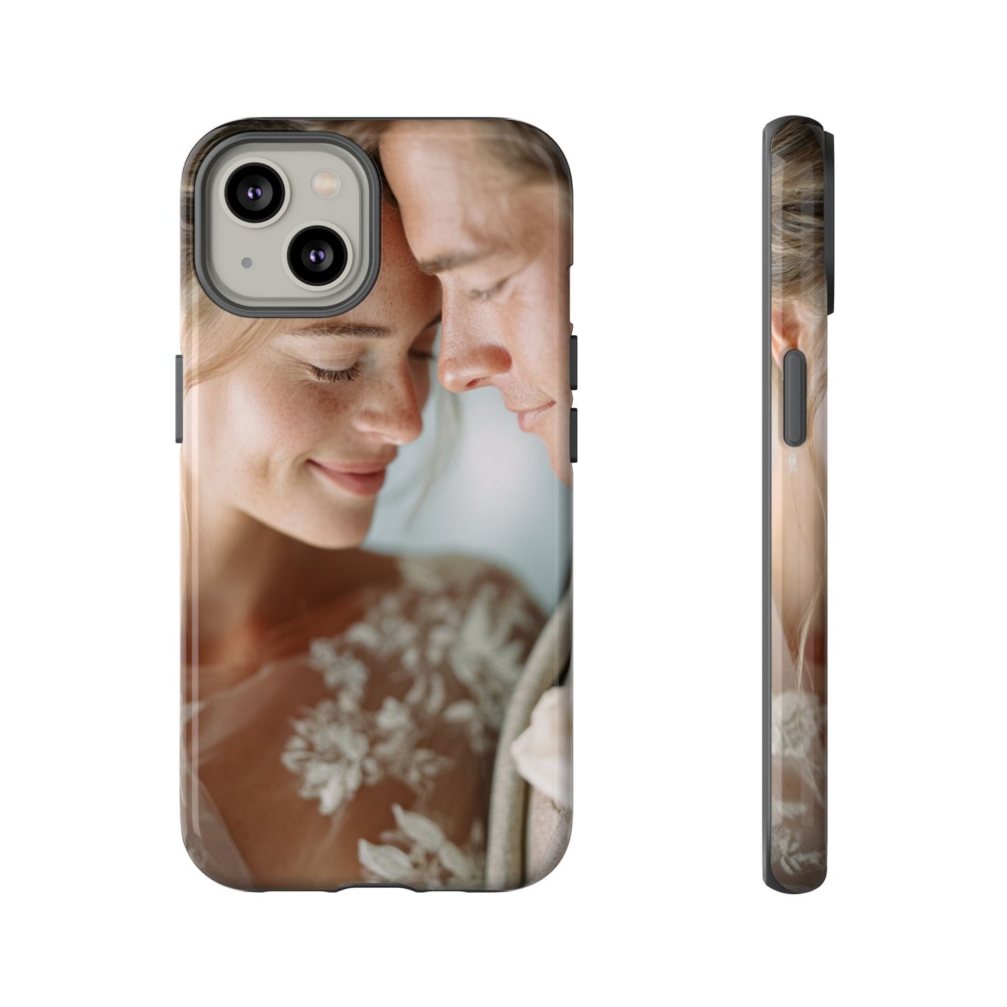 Personalized Photo Tough Phone Case (Custom Couple/Wedding Portrait)