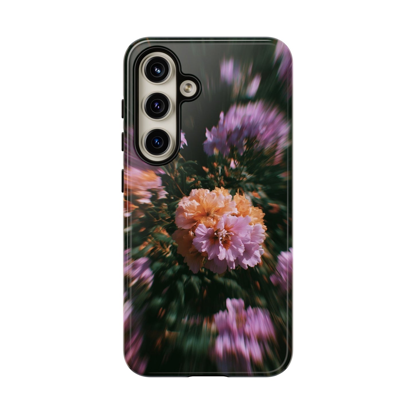 Grainy Blur Flower Phone Case