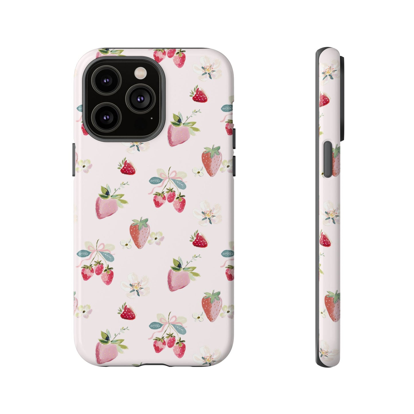 Strawberry Blossom Tough Phone Case