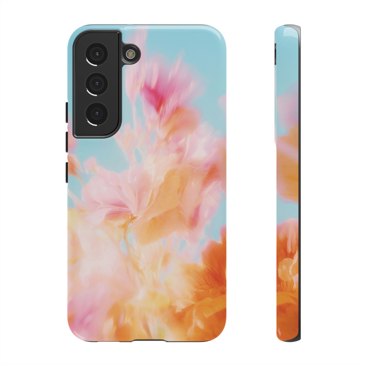 Grainy Blur Flower Phone Case