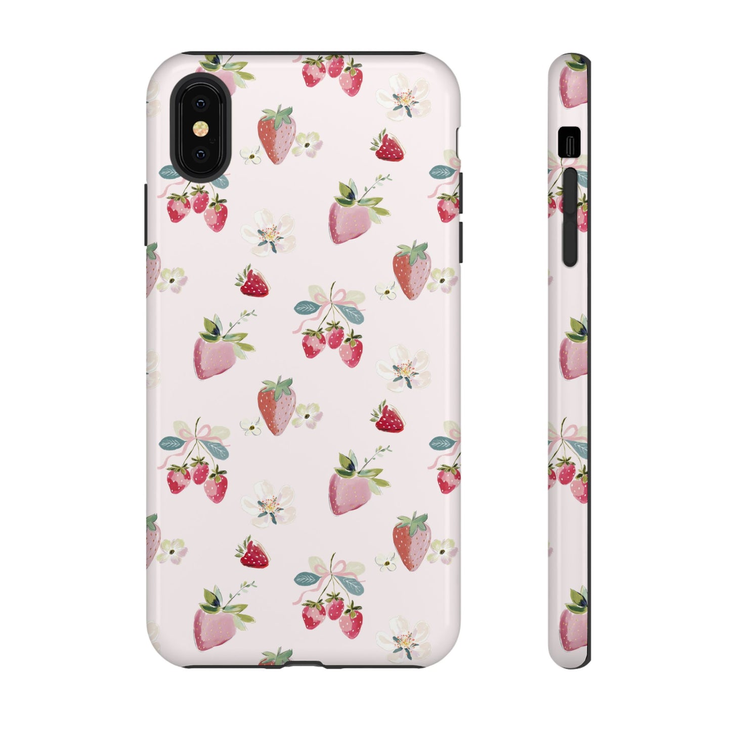 Strawberry Blossom Tough Phone Case