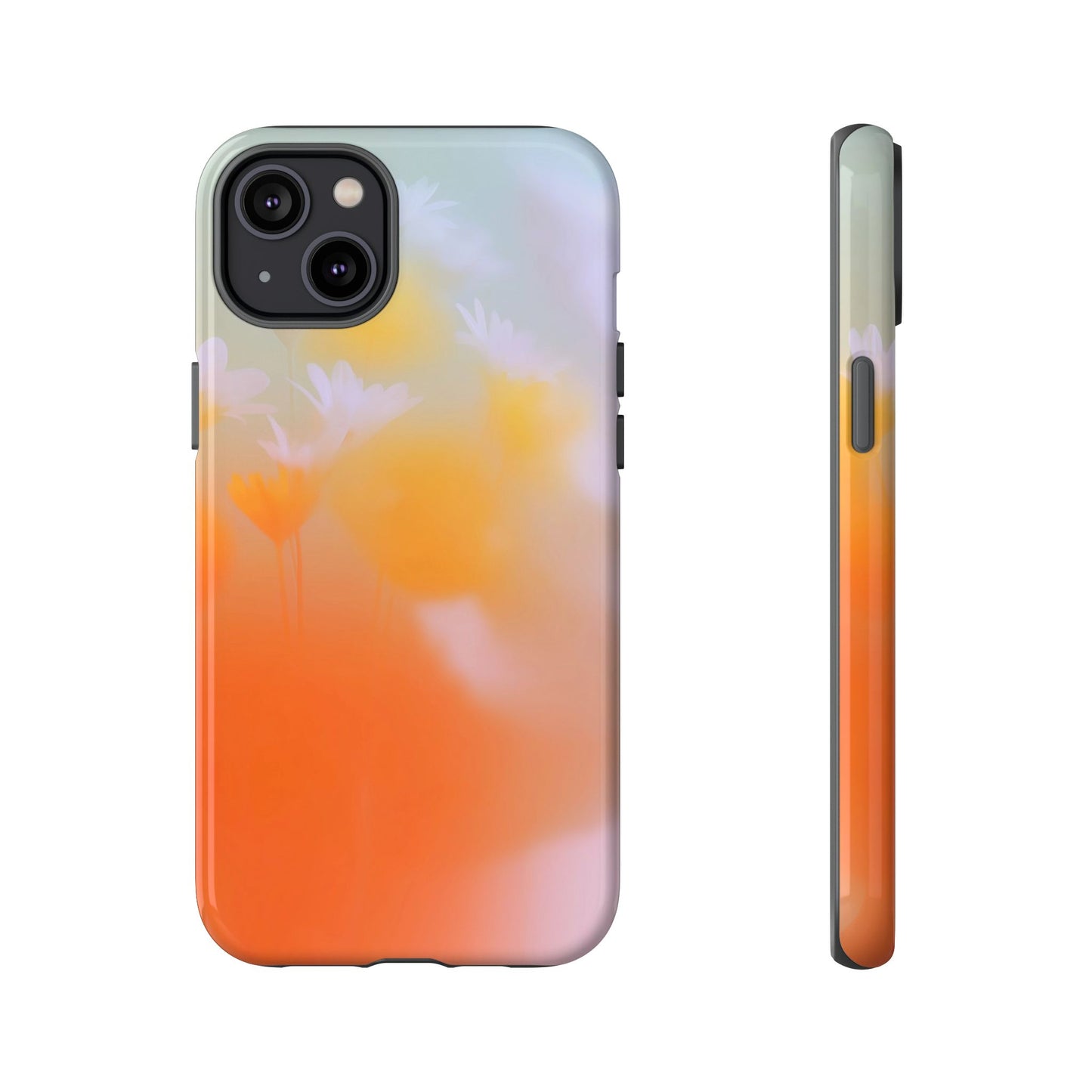Grainy Blur Flower Phone Case