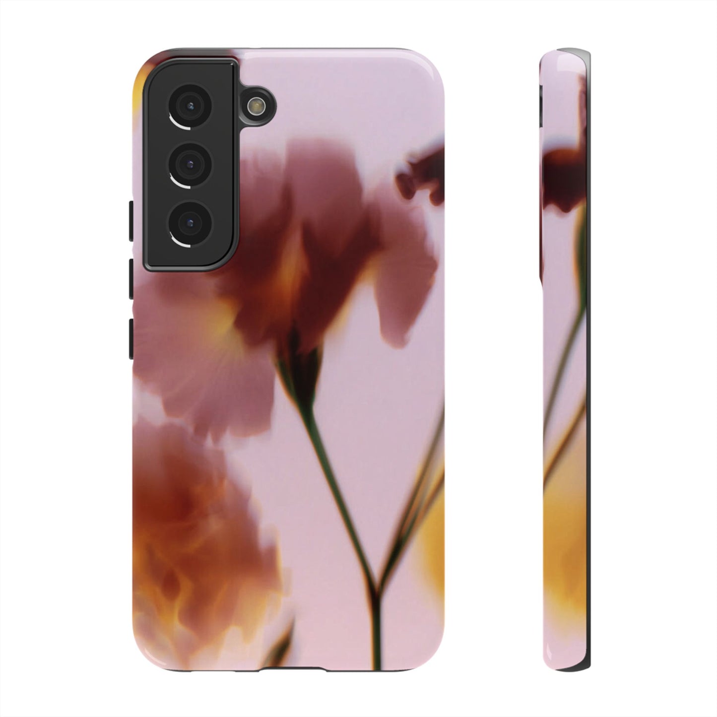 Grainy Blur Flower Phone Case