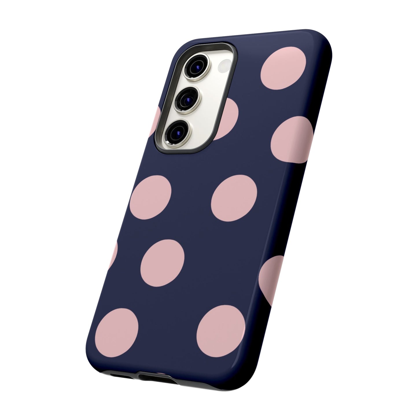 Blue & Pink Polka Dot Phone Case