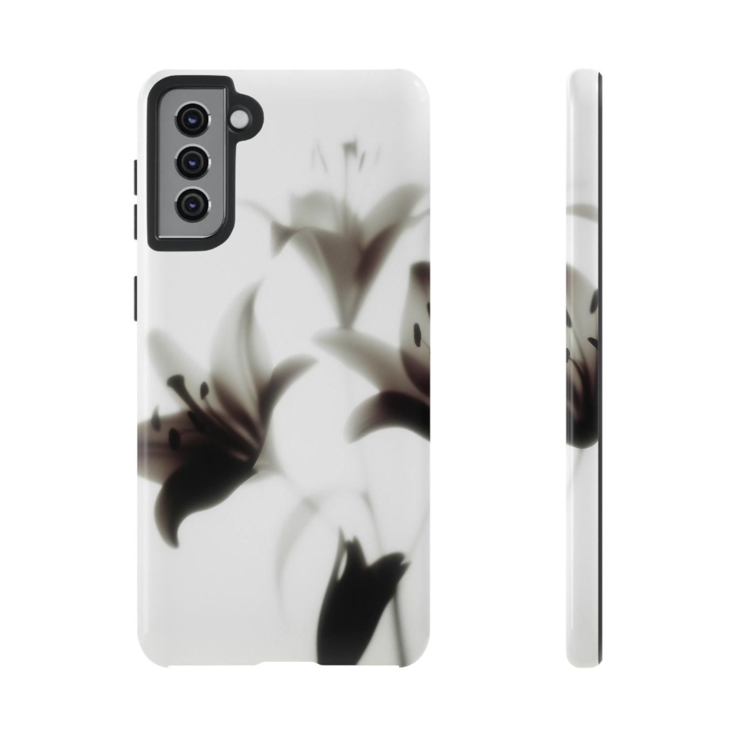 Grainy Blur Flower Phone Case