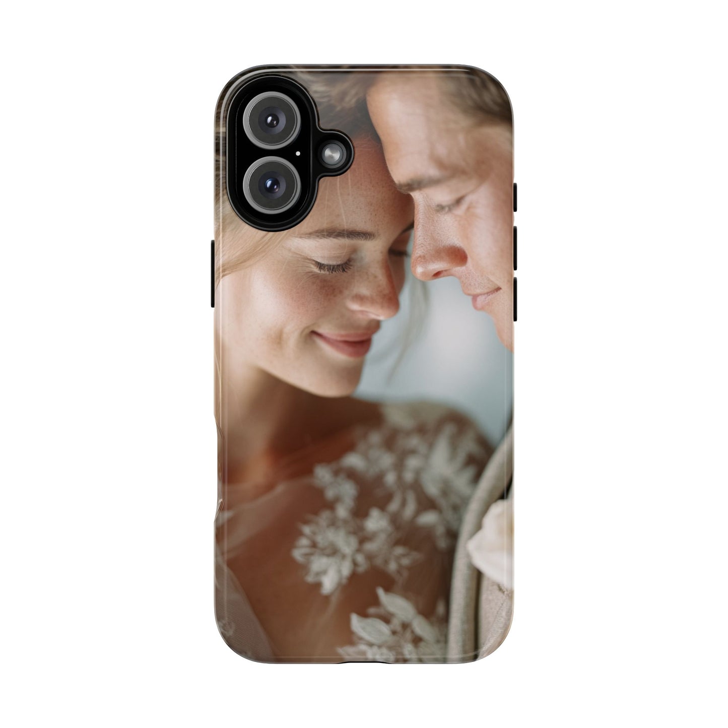 Personalized Photo Tough Phone Case (Custom Couple/Wedding Portrait)