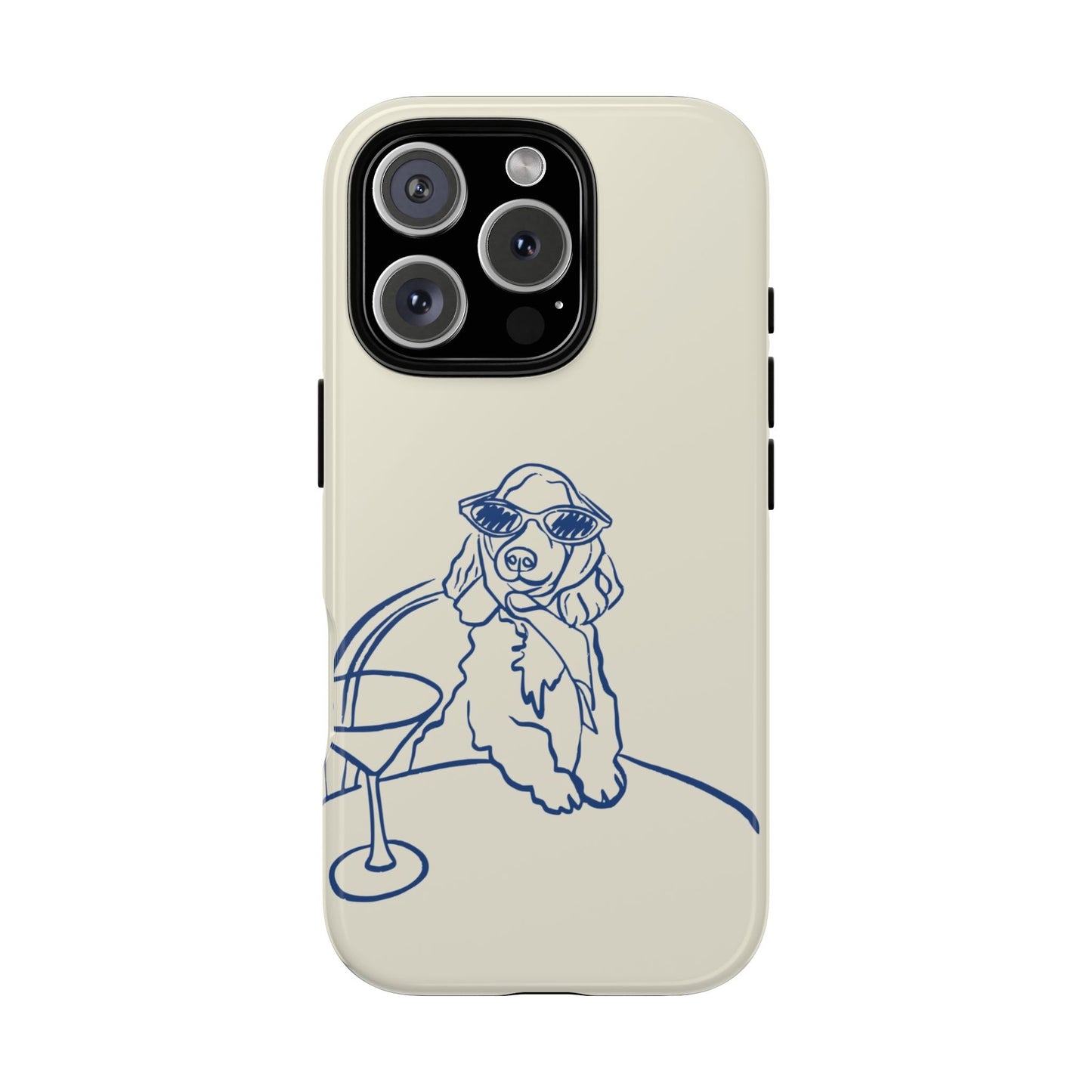 Fashion Dog Design Tough Phone Case