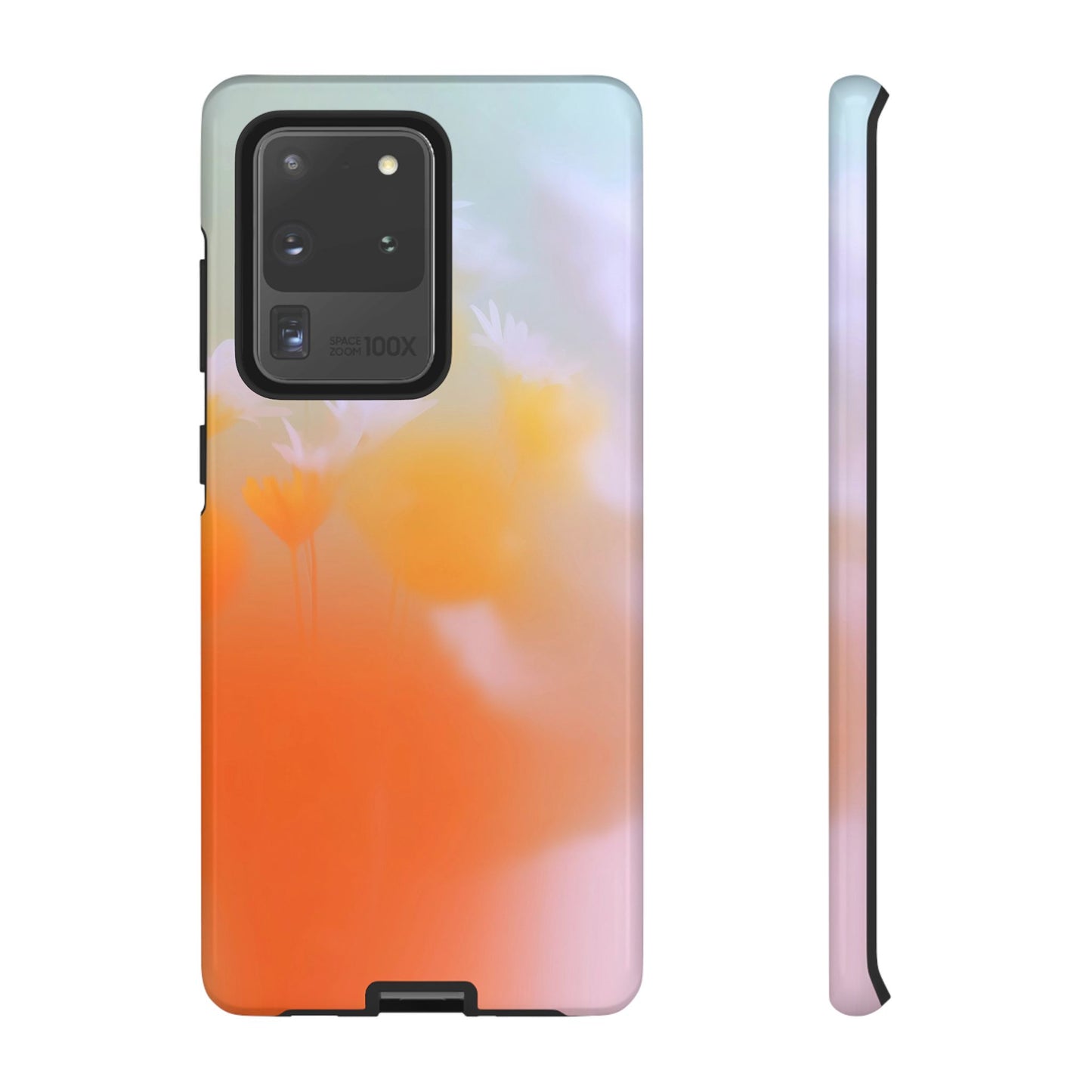 Grainy Blur Flower Phone Case