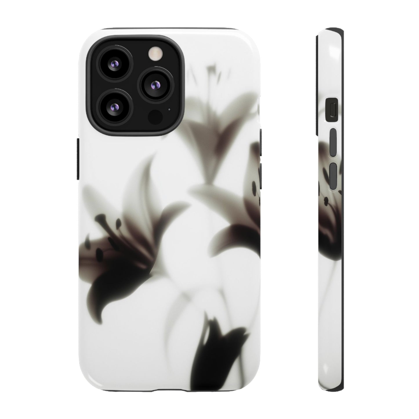 Grainy Blur Flower Phone Case