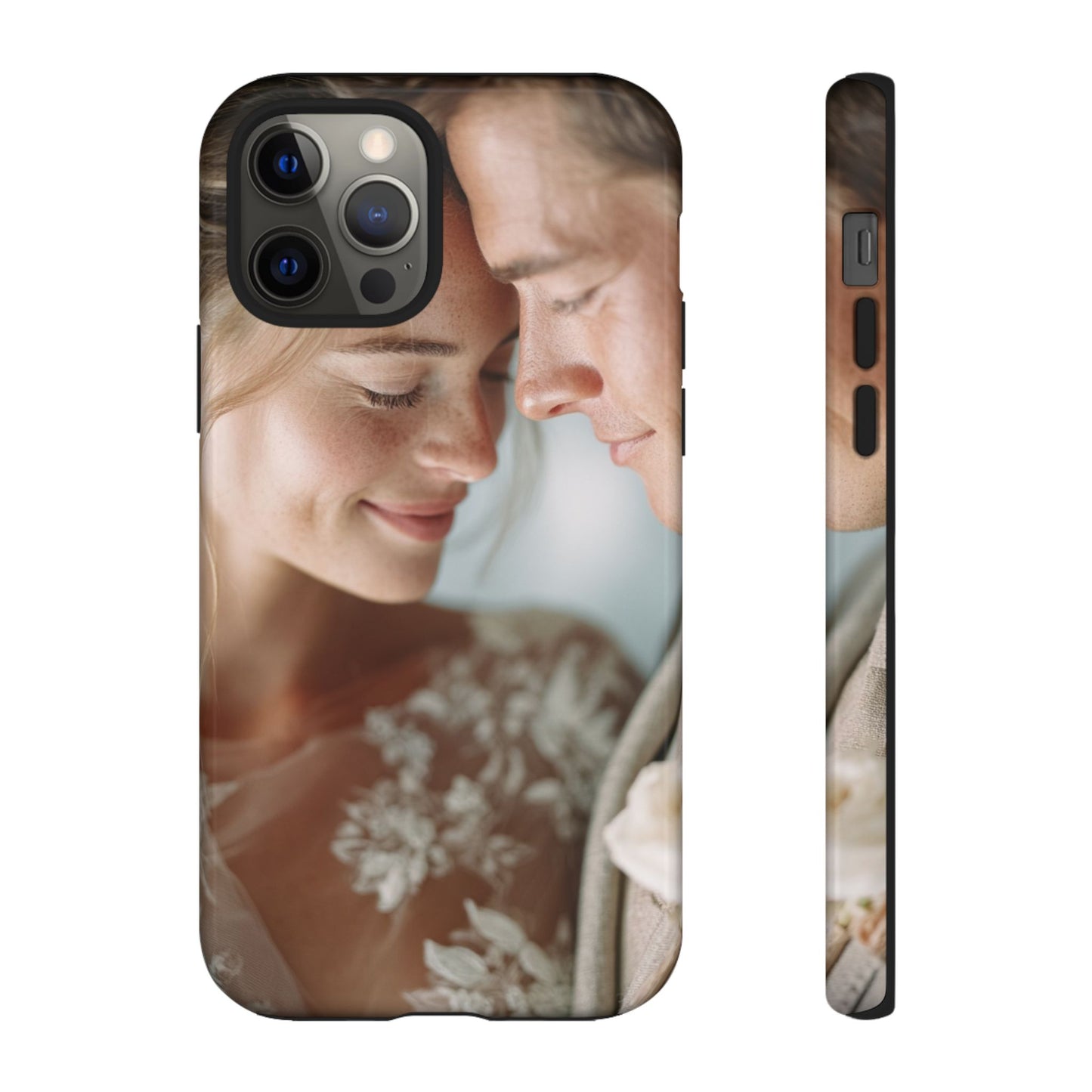 Personalized Photo Tough Phone Case (Custom Couple/Wedding Portrait)