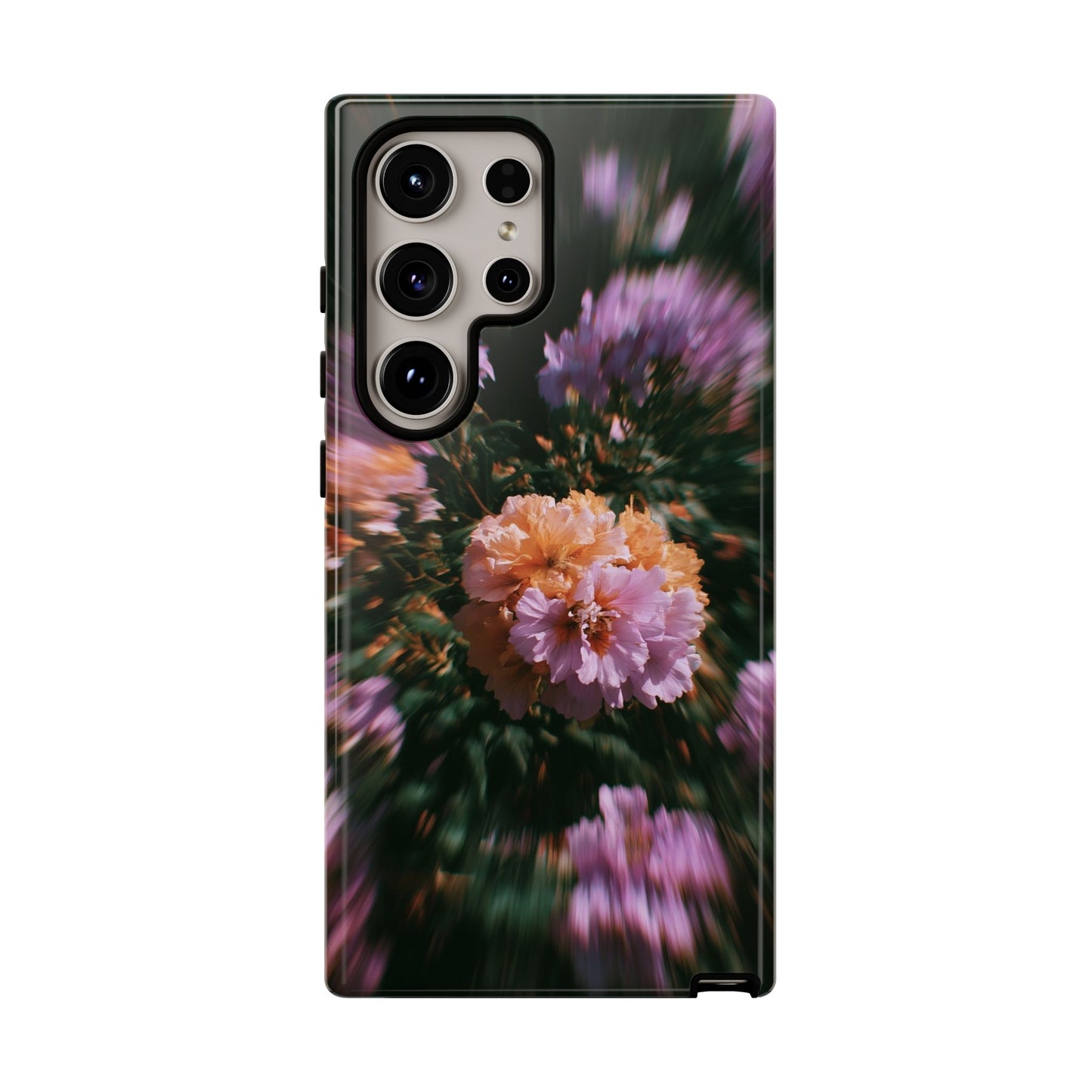 Grainy Blur Flower Phone Case
