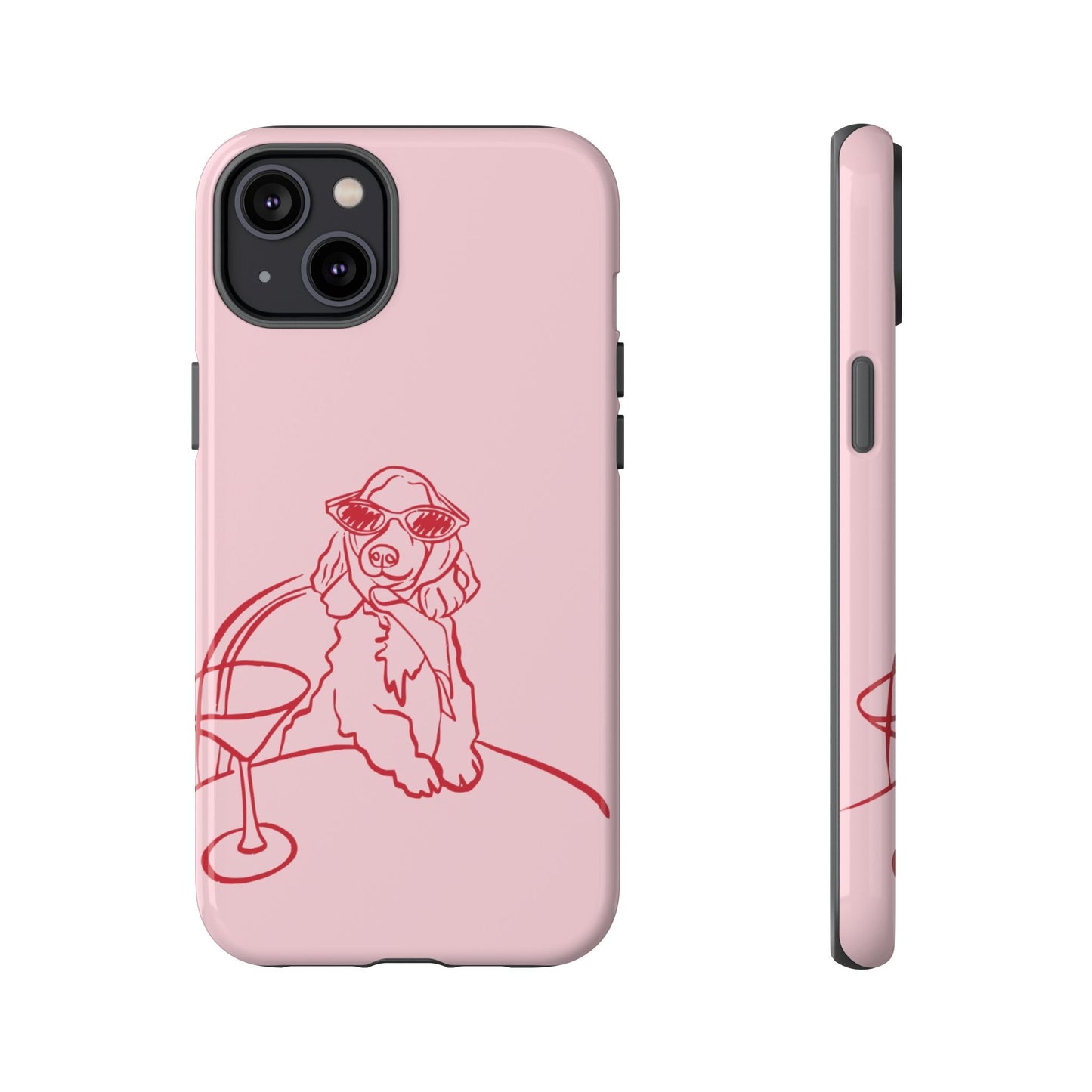 Fashion Dog Design Tough Phone Case